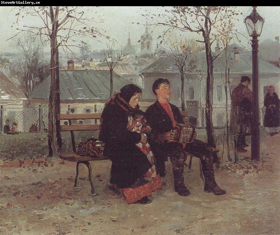 Makovsky, Vladimir On the Boulevard